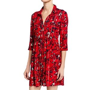 Ba&sh Erine Rouge Mini Floral Dress
